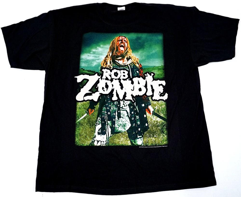 

ROB ZOMBIE Warrior 2011 Tour T-shirt Heavy Metal Tee 2XL Black New Men Unisex T-Shirt M