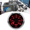 52mm Water Temperature Gauge 7 Colors Backlight IP67 Waterproof 1600‑22 Ohm  Pointer Indication Meter for Boats RVs
