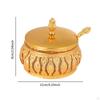 Sugar Bowl Condiment Pot Multipurpose, Decorative, European Style Salt Holder for Kitchen