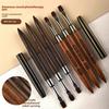 Holz Nagelkunst Pinsel Keine Pinselstriche Keine abfallenden Haare Gel Malpinsel DIY Malpinsel mit Kappe Phototherapie Stift