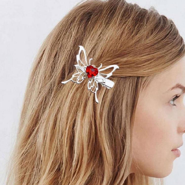 Elegant Butterfly Hair Clip Metal Hair Clip Korean Hairpin Female Side Clip Hot Girl Hair Decors Women Fashion Barrettes