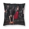 Federa Cuscino The Vampire Diaries Stampa 3D Double-Sided Horror Serie TV Cuscino Decorativo per Auto Personalizzato Decorazione Casa