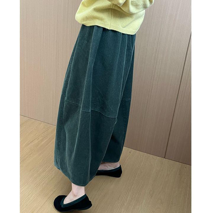 Southeast Asia Plus Size Loose Casual Korean Corduroy Wide-Leg Pants