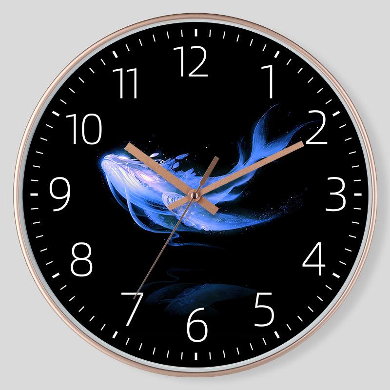 12 cali 30 cm Cichy zegar ścienny, Kreatywny i modny, Nowoczesny zegar domowy, Prosty zegar do salonu