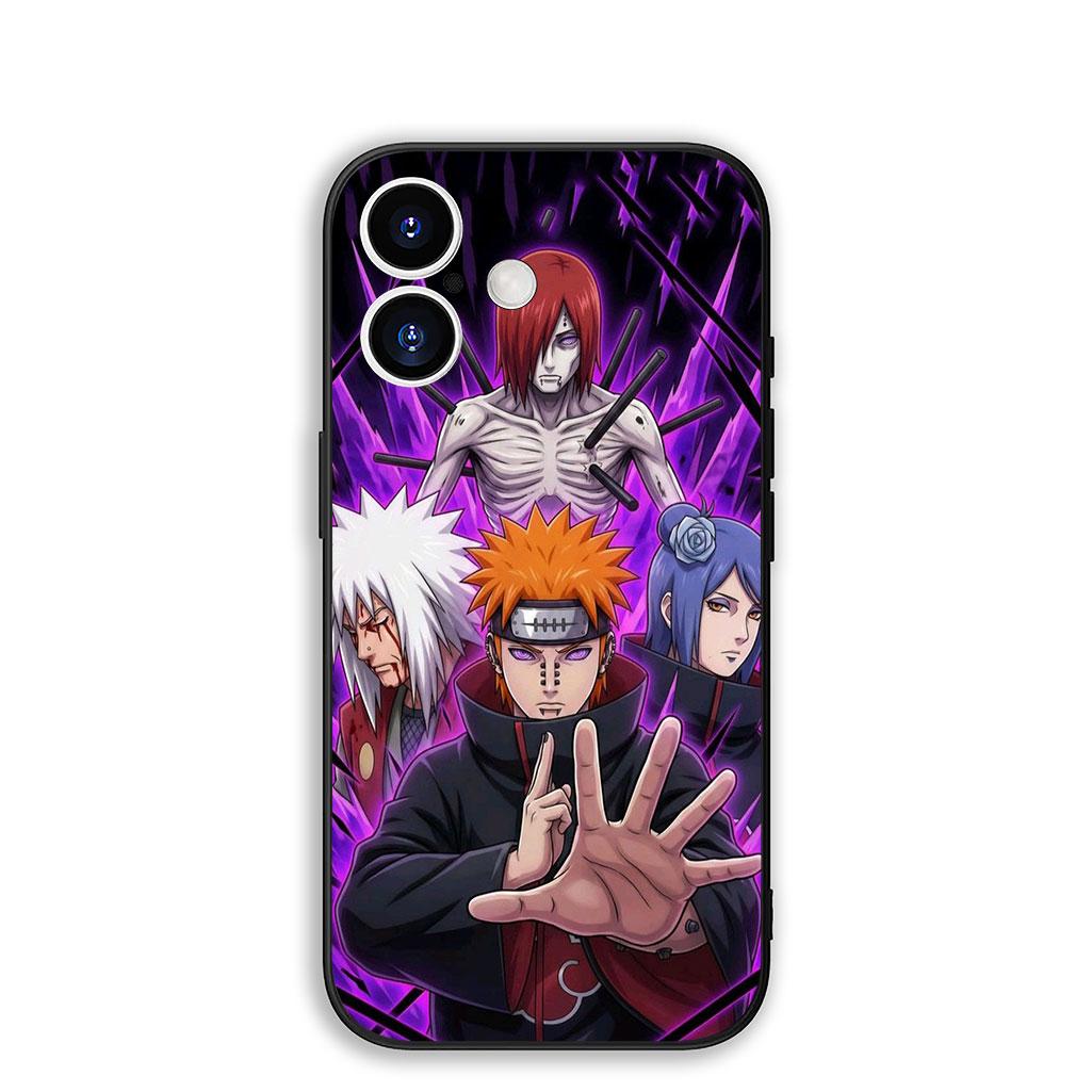 

Cover for Samsung Galaxy S25 S24 S23 Fe Ultra Plus S7 Edge A05 A06 A16 A15 A35 Phone Case Uchiha Itachi Pain Narutos Akatsuki Galaxy S23