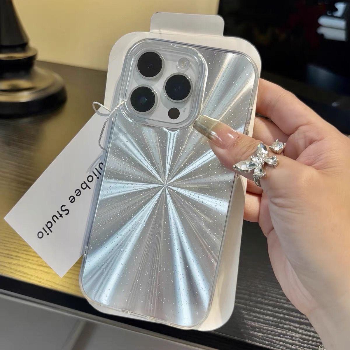 

Чехол Aurora Laser Glitter Powder для iPhone 11, 12, 13, 14 и 15 Pro Max — полная защита и защита от падений для женщин Apple 15 Pro Max