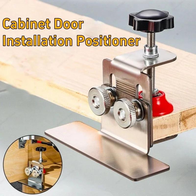 Cabinet Door Installation Positioner Cabinets Frame Hidden Door Stainless Steel Household Mounting Jig Woodwork Tool Wholesale