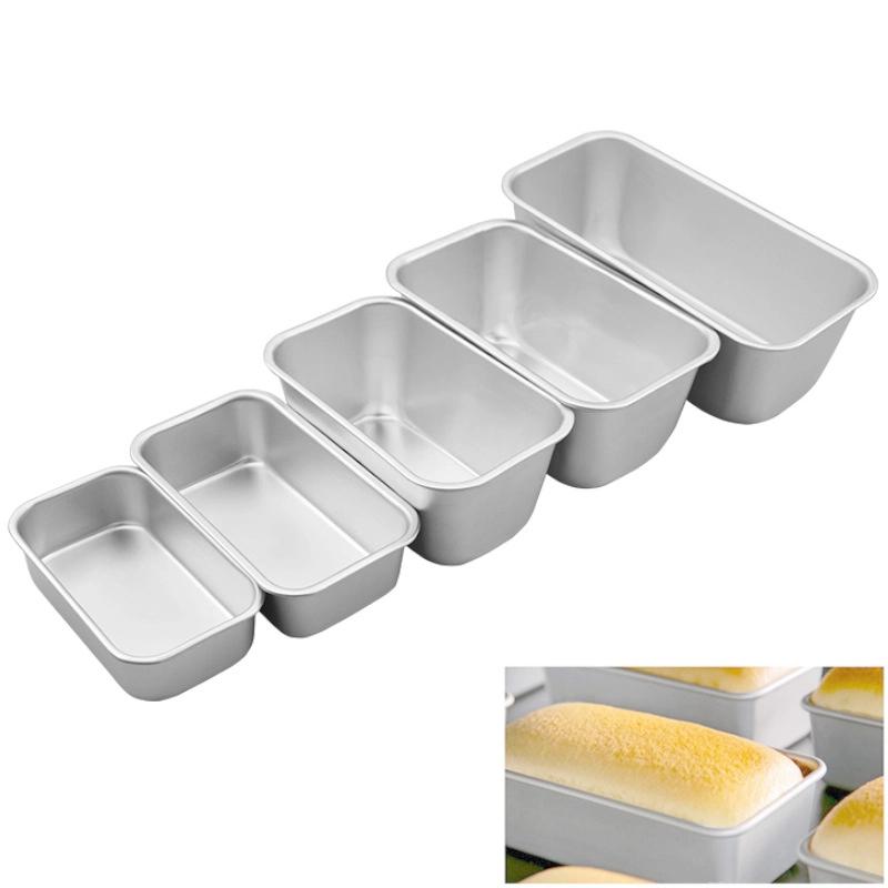 Aluminum Cake Mould Set Of 6 Bread Toast Moulds Cheese Cake Moulds For Baking Durable Nonstick Bakeware Kitchen Essentials