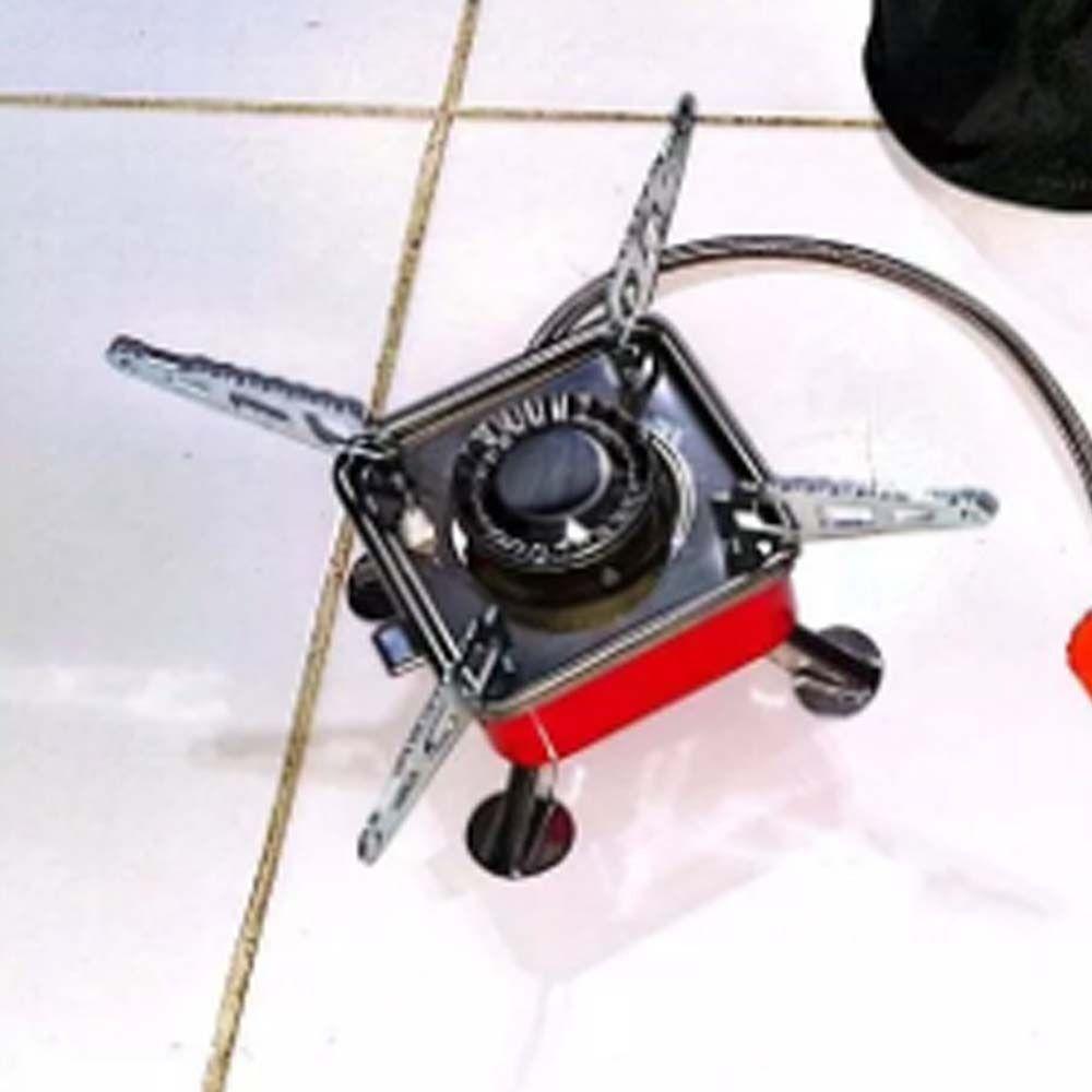 High Power Folding Gas Burner Compact Fondue Gas Cooker Square Cassette Stove  Household