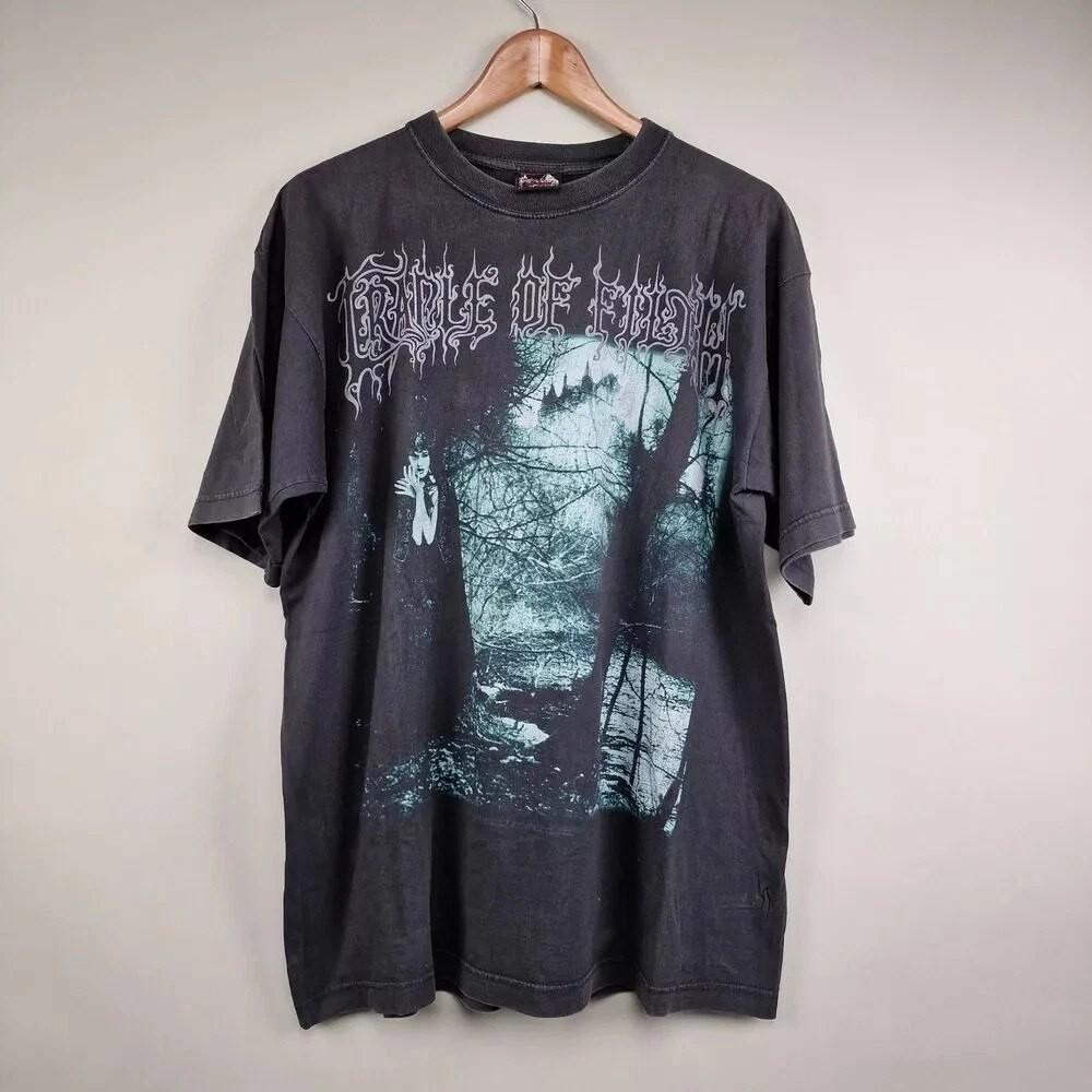 Винтажная футболка унисекс Cradle Of Filth 1996 Dusk в стиле y2k начала 00-х XXXL