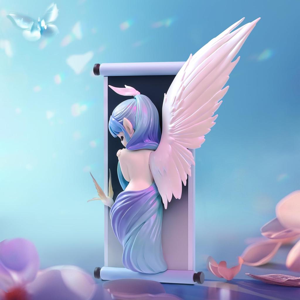 52TOYS Sleep Series Die Übersee-Limitierte Edition PVC Figur Puppe Desktop Dekoration Fertiges Produkt Geschenk für Sammler und Erwachsene "Hiyo Wing"