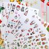 Cute Christmas Nail Stickers: Snowman, Santa, Snowflake & Reindeer Designs