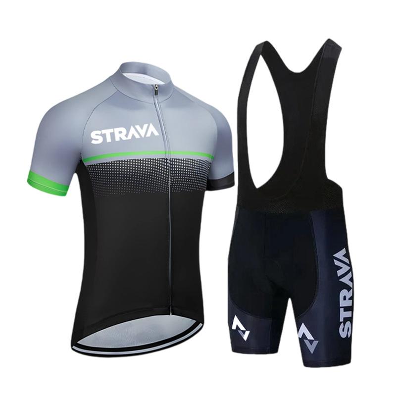 Short-sleeved Men's Tight-fitting Quick-drying Breathable Mountain Road Bike Cycling Suit 2026 Summer Breathable Cycling Suit Set