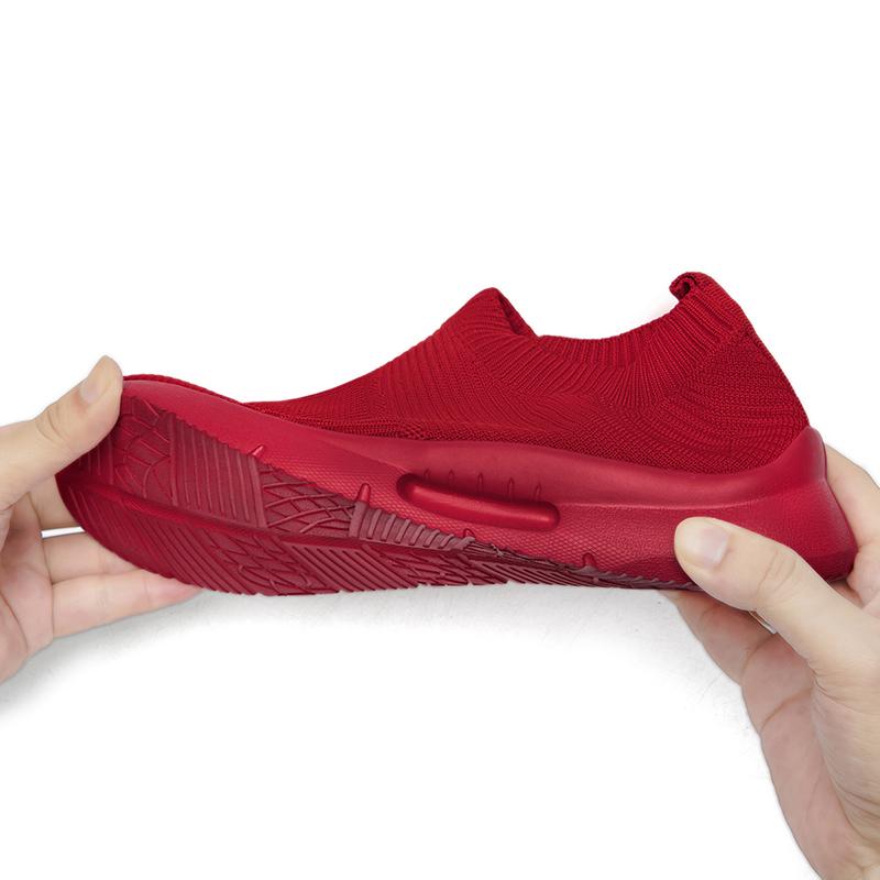 Mode Fujeak Plus Size 38-46 Halkfria Loafers Bekväma Ultralätta Casual Herrsneakers Utomhus Andningsbara Promenadskor för Män