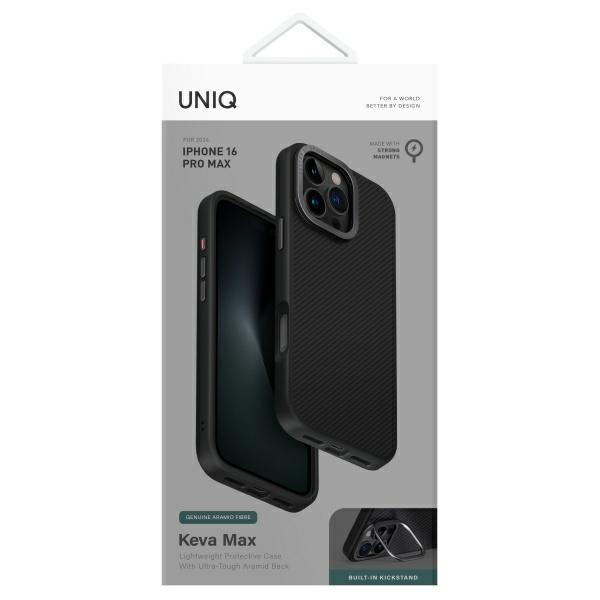 Uniq Etui Keva Max Iphone 16 Pro Max6.9 Magclick Charging Czarny/Carbon Black