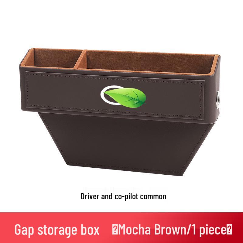 Applicable Car Seat Gap Storage Box Organizer with Tissue Holder for Interiors