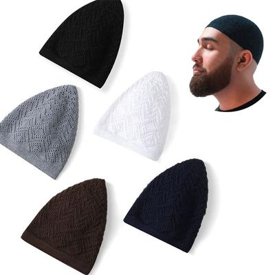 Men Musulman Arab Islam Jewish India Caps Unisex Knitted Beanie Cap Muslim Men Prayer Hats