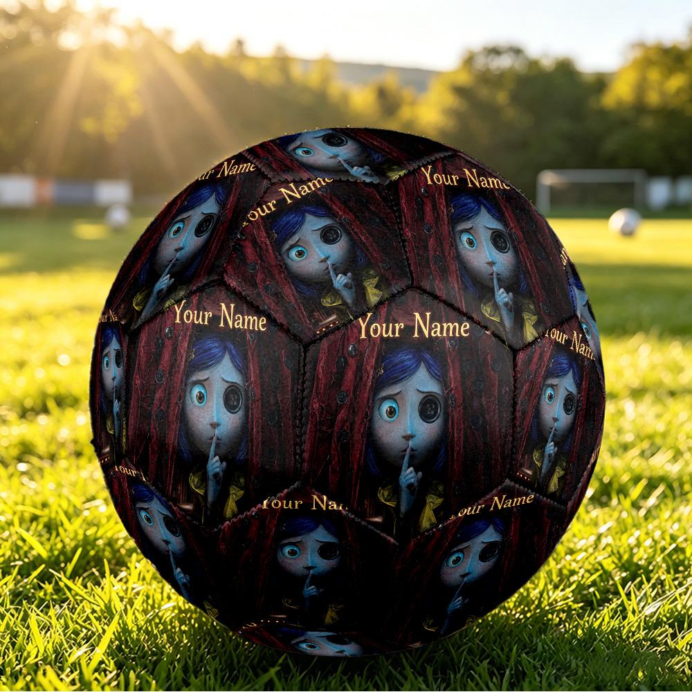 Size 5 FootballCoraline Other Mother Durable PU Soccer Ball for Sports Training Outdoor Competition