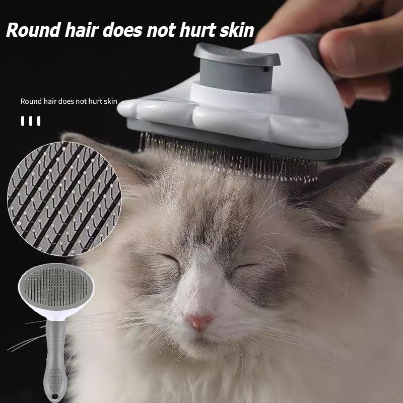 Pet Hair Remover Dog Brush Cat Comb Animal Grooming Tools Dogs Accessories Cat Pet Supplies Stainless Steel Beauty Massage Comb