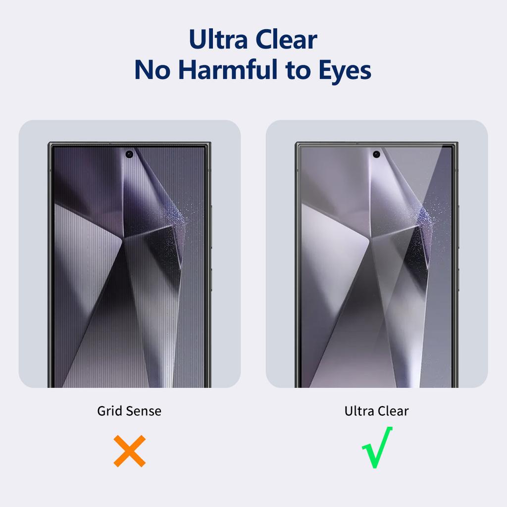 ENKAY HAT PRINCE 2Pcs For Samsung Galaxy S24 Ultra Anti-Spy High Aluminium-silicon Glass Film