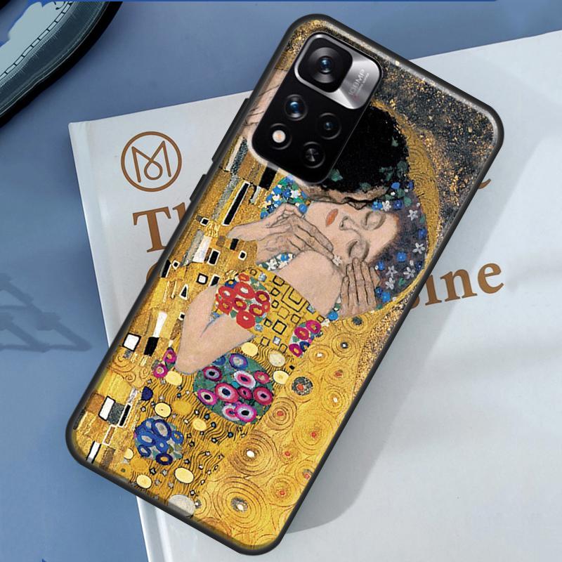 The Kiss Gustav Klimt Painting Case For Xiaomi Redmi 13C 10C 12C 14C Redmi Note 14 13 Pro 12 11 9 10 9S 10S 11S 12S Cover