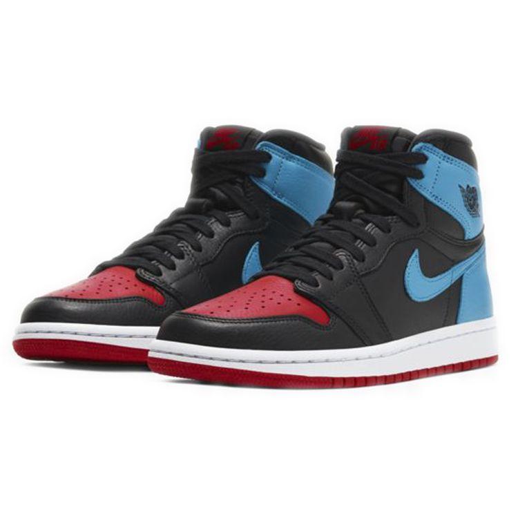 Air Jordan 1 High OG NC To Chi Women Sneakers Multi-Color Black Dark-Powder-Blue CD0461-046