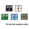 MOC City Friends House Parts Fence Stairs Ladder Gate Building Blocks Door Window Figures Garden Leduo DIY Accessories Bricks