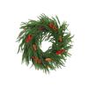 60cm Christmas Wreath Artificial Flower Decoration Wreath Door Hanging Wall Hanging With Lightstrip