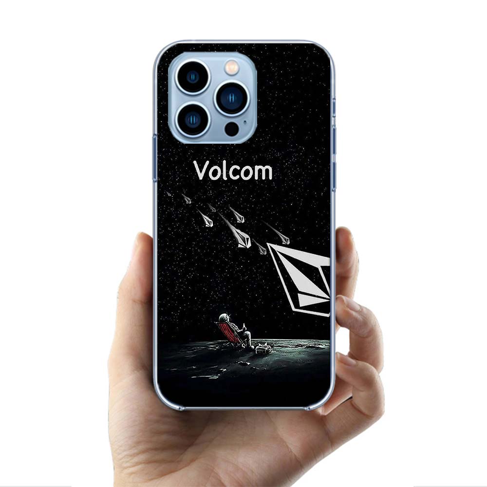 Volcom Logo Phone Case For iPhone 16 15 17 Pro Max 17Air 16E 14 Plus 13 12 Mini 11 Pro X XS XR Apple Clear Cover TPU Cute