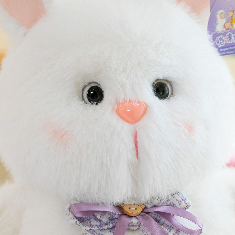 Soft Rabbit Plush Toys PP Cotton Rabbit Stuffed Toy White Rabbit Plush Doll  Kids Gifts