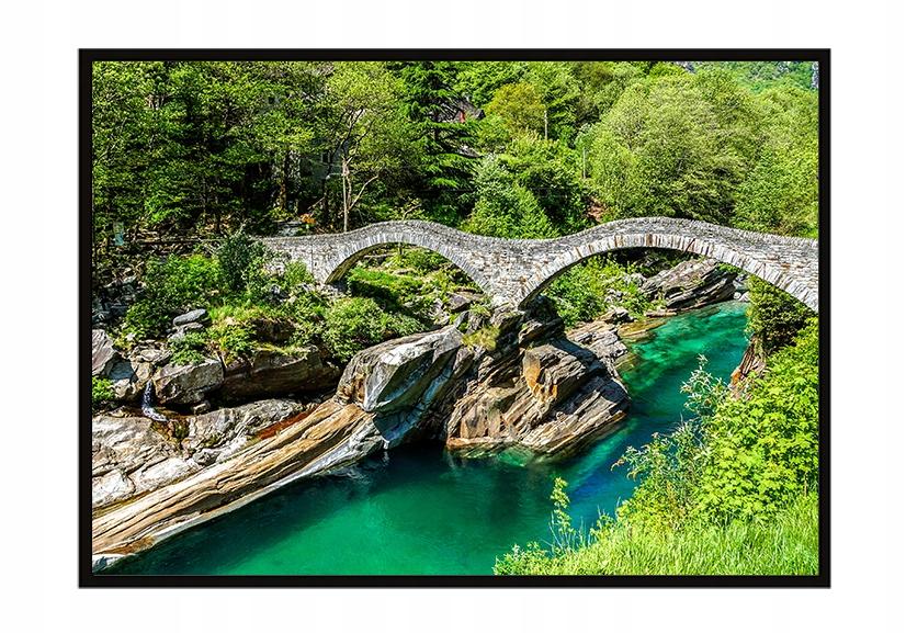 Obraz plakat w ramie 43x33 cm szwajcaria p932