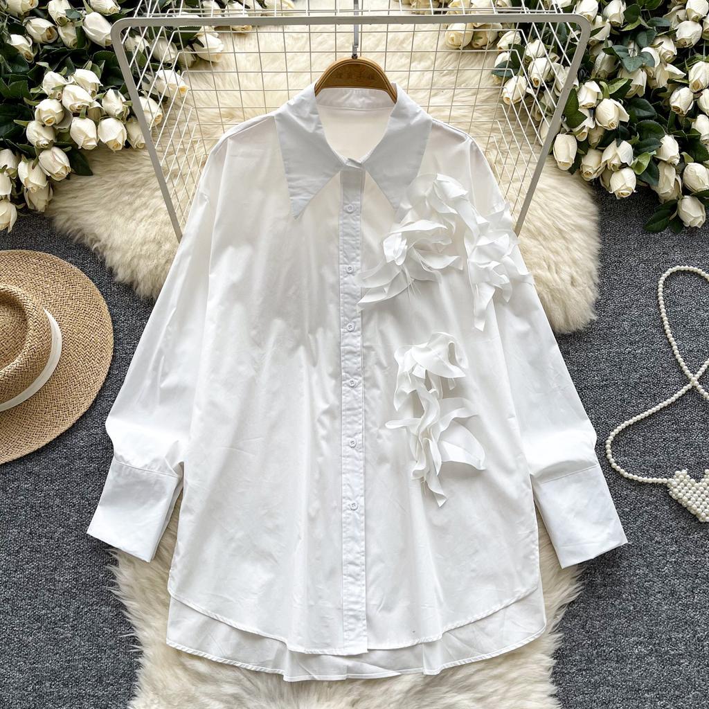 Women's Plus Size Light Mature Wind High Grade Sense of Chic Shirt