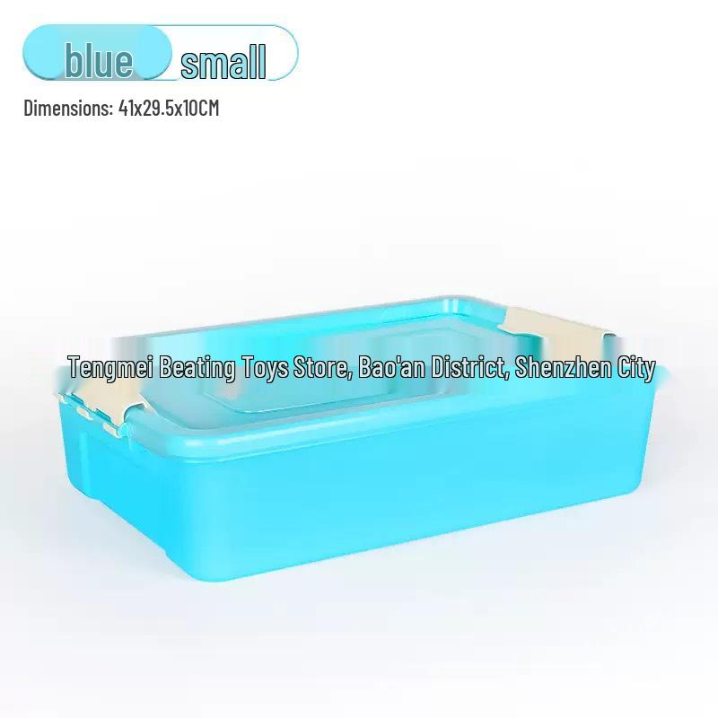 Children's Building Blocks Organizer: Science Education Storage Box & Bucket