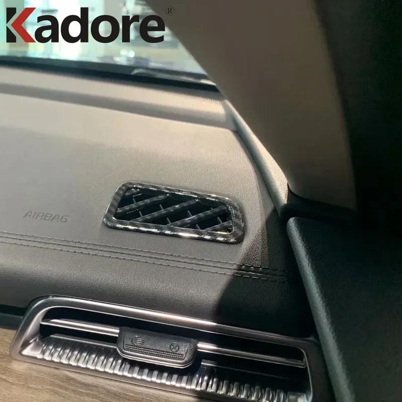 

Для Kia K5 Optima DL3 Накладка на верхнюю решетку вентиляции кондиционера автомобиля из углеродного волокна, аксессуары для интерьера