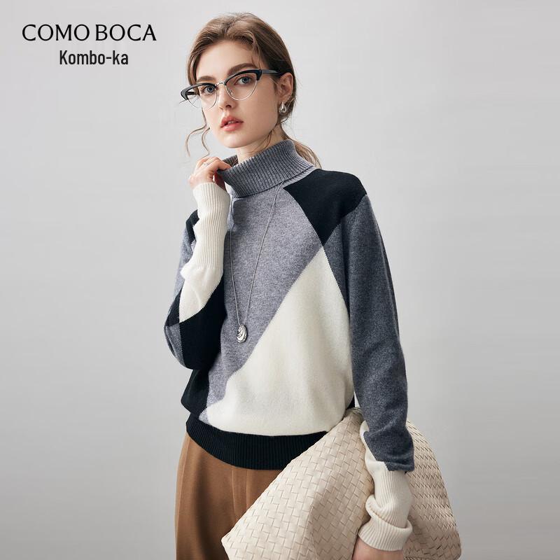 Komom Boca 2025 Cashmere Color Block Sweater