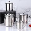 Shangqi 304 Stainless Steel Kids Water Cup with Handle and Lid (2-Pack)