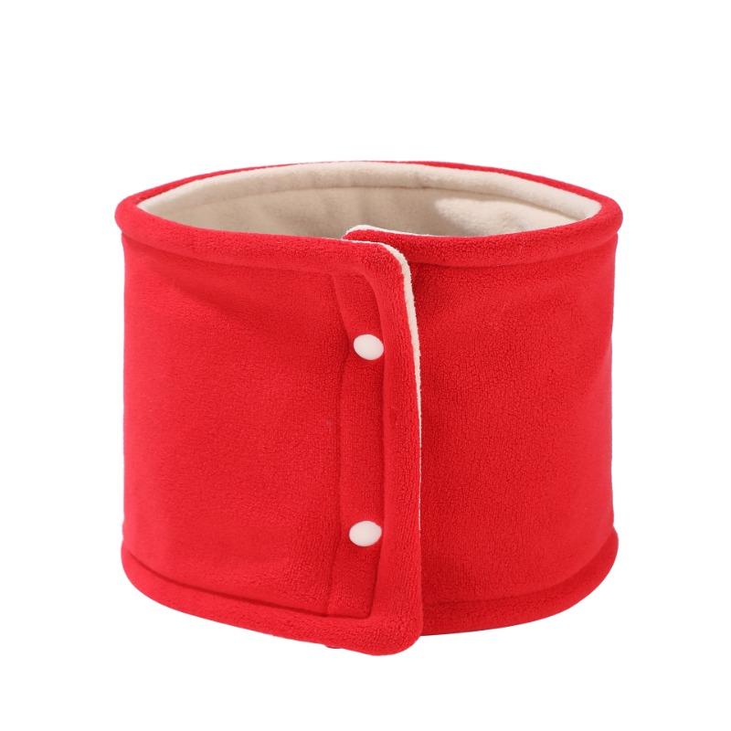 Winter Austrian Velvet Double-sided Snap Scarf Fashionable and Versatile Fake Turtleneck Outdoor Sports Cold and Warm Neck Cover