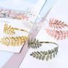 Metal Greek Roman Laurel Leaf Bracelet Armband Upper Arm Cuff Armlet