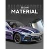 1/24 BMW M8 MANHART Supercar Alloy Car Model Sound and Light Pull Back Toy Collectibles Birthday Gift