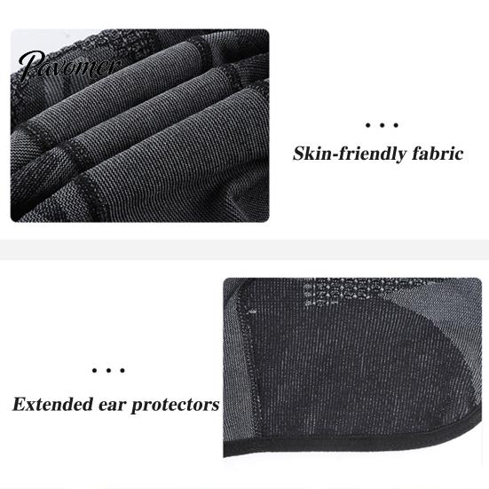 All-season Cycling Beanie Outdoor Hat Windproof Ear Protection Motorcycle Helmet Liner Riding Running Elastic Head Cover Men Women Four Seasons