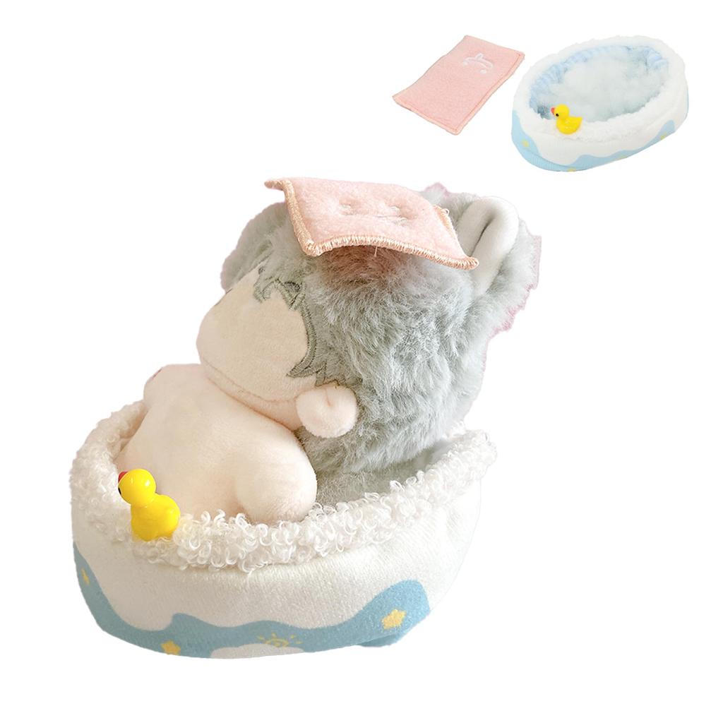 Bath Set for Plush Toys (10-15cm) - Includes Clothes [Item]