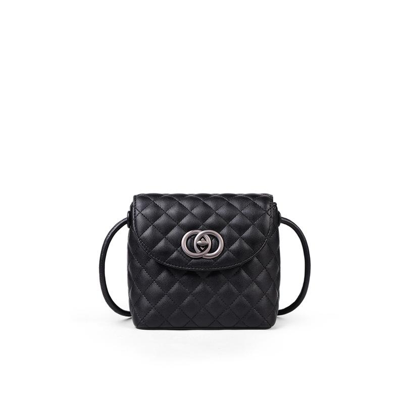 2025 New Autumn Winter Genuine Leather Women's Bag Crossbody Bag Bucket Bag Quilted Small Bag Shoulder Bag Tote Bag
