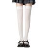 Spring & Autumn Thin Black Non-Slip Velvet Over-the-Knee Thigh High Japanese Silk Socks
