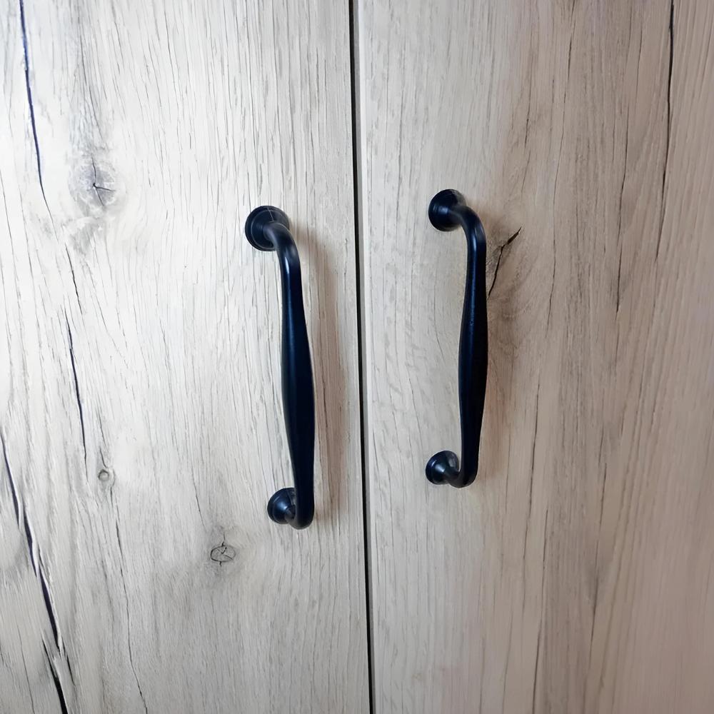 Railing furniture handle rustic metal black modern retro loft 128