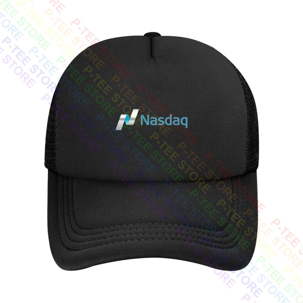 Nasdaq Logo Stock Market Investor Trader 01 Baseball Cap Snapback Caps Knitted Bucket Hat