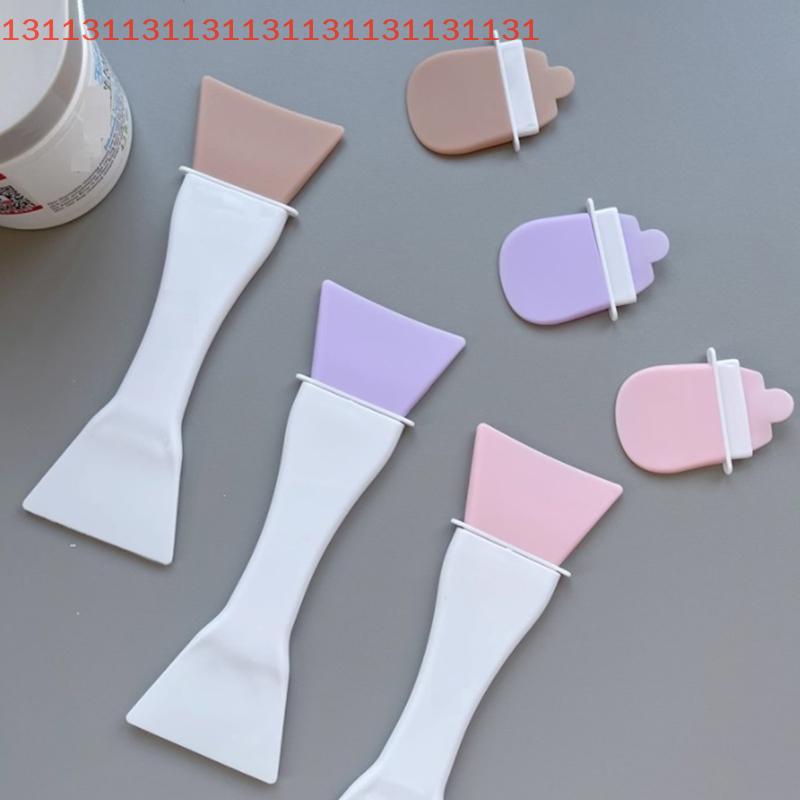 Large Silicone Makeup Brush Facial Mask Applicator with Replaceable Head Beauty Tool for Skincare And Cream Body Application