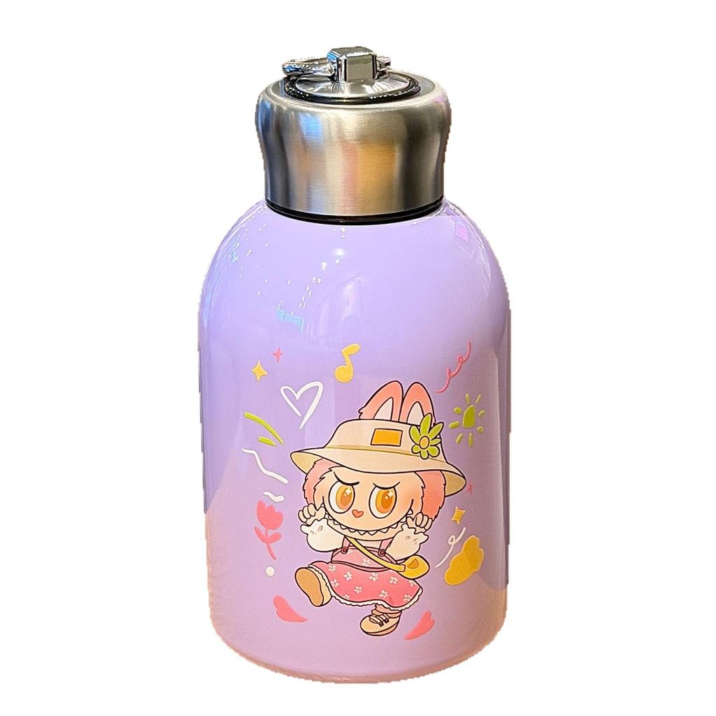 Little Fatty Ding Thermos Cup Cartoon Portable Big Belly Cup Outdoor Portable Accompanying Direct Drinking Cup