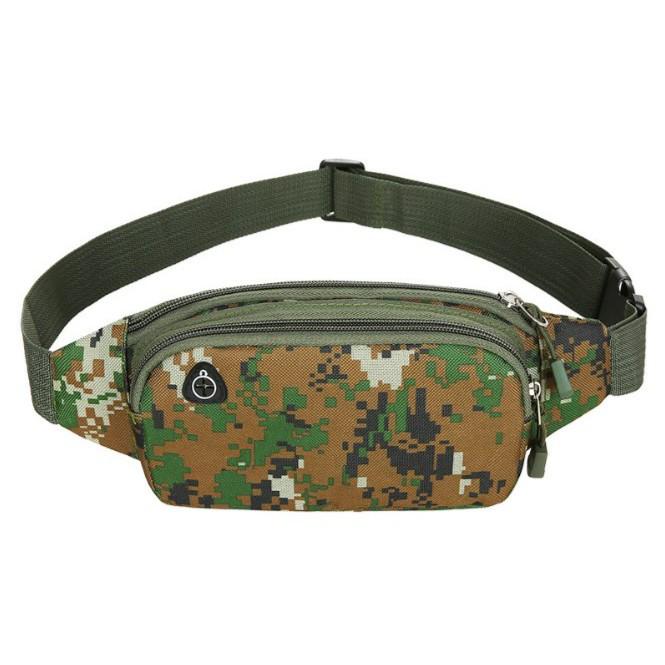 

Унисекс сумка кроссбоди и поясная сумка: Износостойкая, Водоотталкивающая, Пыленепроницаемая ткань Оксфорд для занятий спортом на открытом воздухе и строительства.