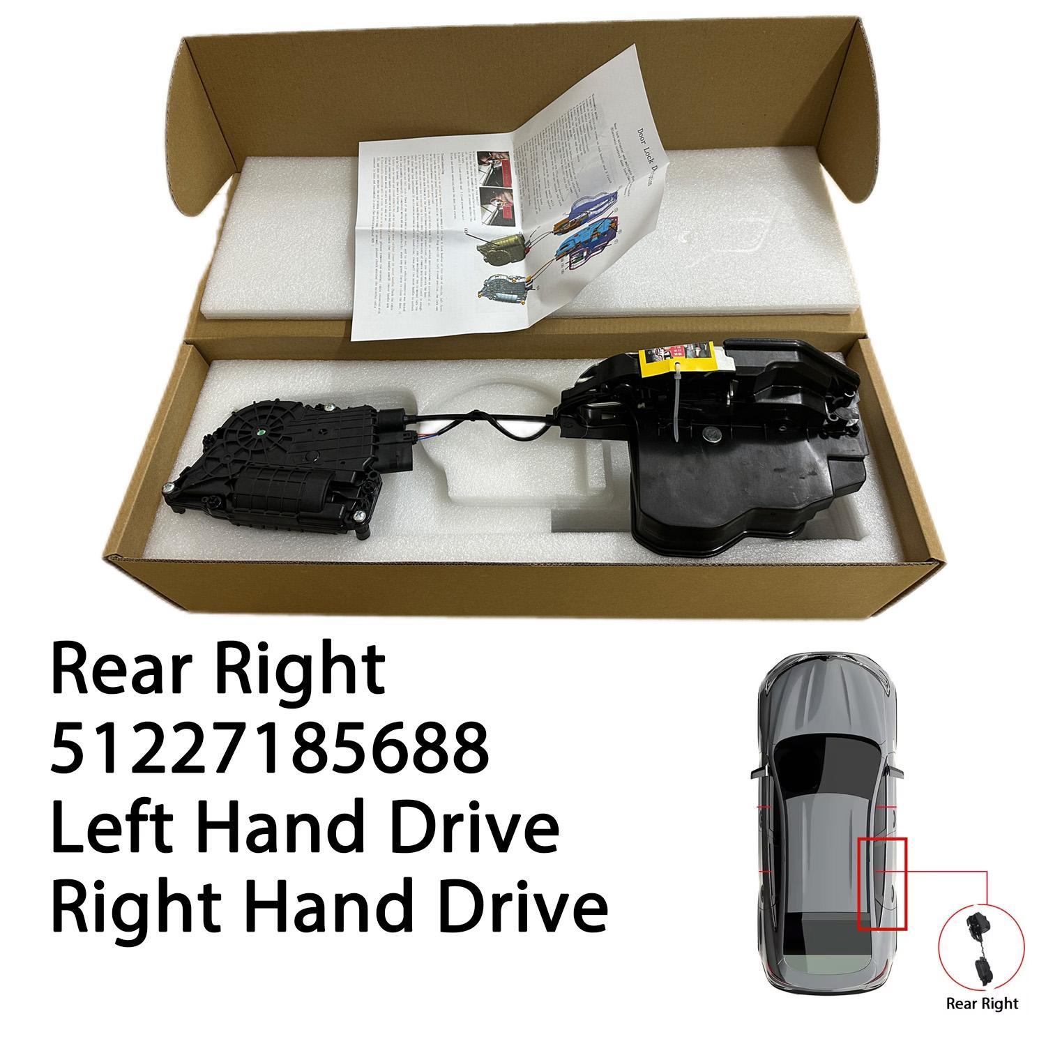 Hight Quality Door Lock Actuator For BMW F10 F18 F11 F02 with Soft Close 51217185689 51217185692 51227185687 Rear Right