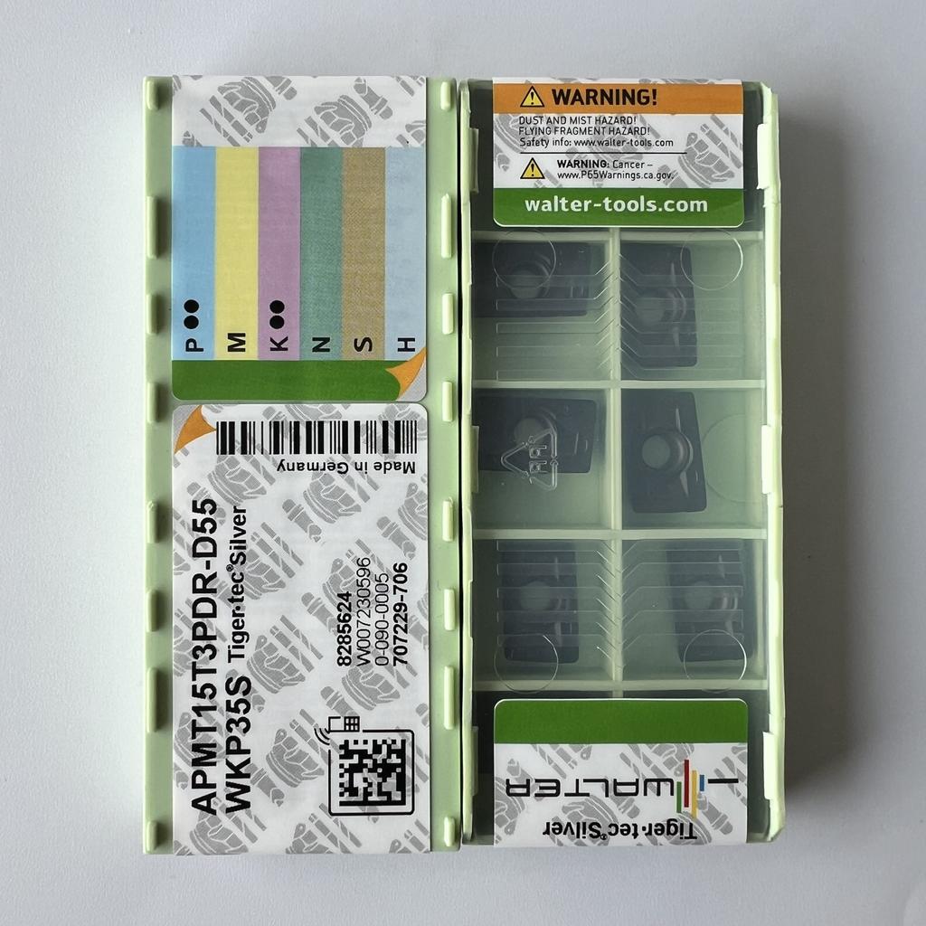 WALTER / APMT15T3PDR-D55 WKP35S / Carbide CNC Blade 10 Pcs